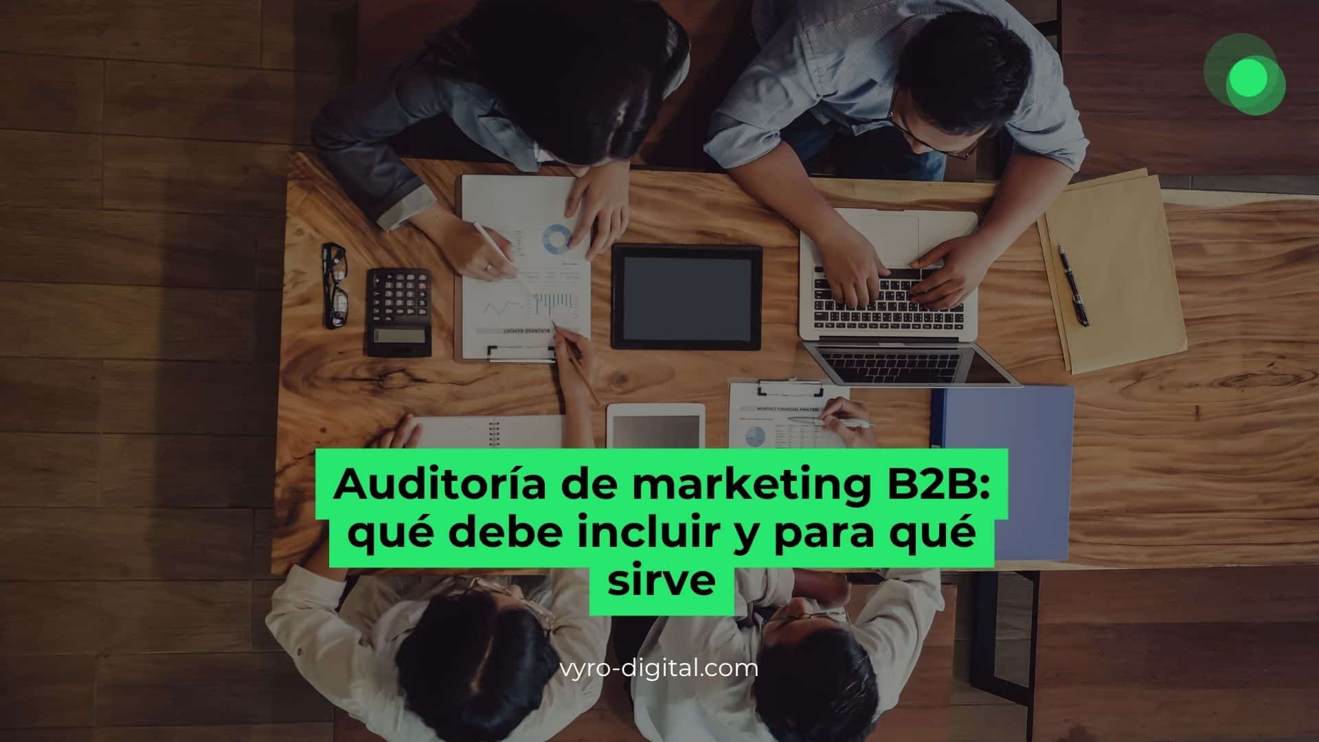 Auditoria de marketing b2b